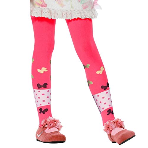 I&S 6 Pack Girl's Winter Tights Fashion Kids Stretch Comfortable Assorted Colors Designs (Large - (Age: 7-10 Years), Assorted Prints & Designs) #TOP3