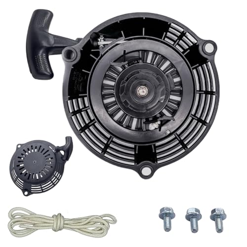 Upgrade GCV160 Pull Start Recoil Starter for Honda GCV135 GC160 GC135 5.5hp Lawn Mower Pressure Washer Engine Parts Pull Cord Assembly, Replace 28400-ZL8-023ZA 28400-ZL8-013ZA 284400-ZM0-003 Black