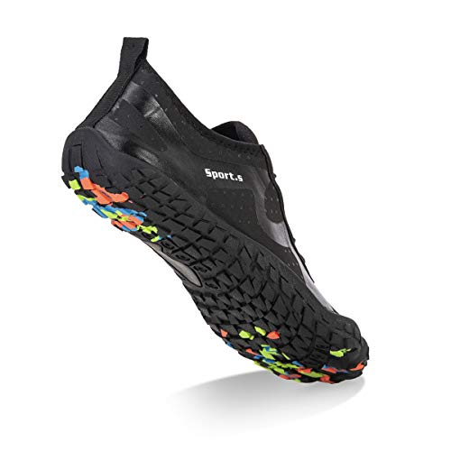 Image of Water Shoes for Men Barefoot Quick-Dry Aqua Sock Outdoor Athletic Sport Shoes for Kayaking, Boating, Hiking, Surfing, Walking