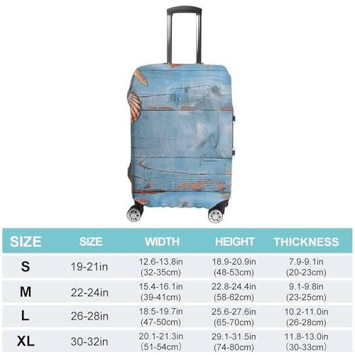 Things on The Ground Travel Luggage Cover Washable Anti-scratch Suitcase Protector Dustproof Protective Cover Case for Wheeled Luggage Fits 19-32 Inch Luggage2