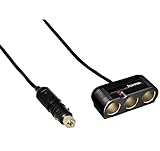 Hama 3-fach-Verteiler für Zigarettenanzünderbuchse 12 V schwarz