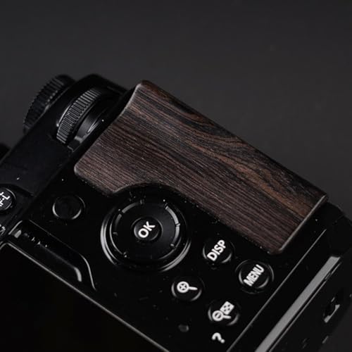 Support en bois L pour Nikon ZF, pour Z F Poignée en bois Support L pour appareil photo Nikon ZF, poignées en bois de forme rétro pour appareil photo - Mis...