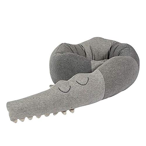FYMDHB886 Children's Crocodile Pillow Comfort Baby Cot Wai Children's Room Decoration Toys Down Cotton Filling Vacuum Packaging