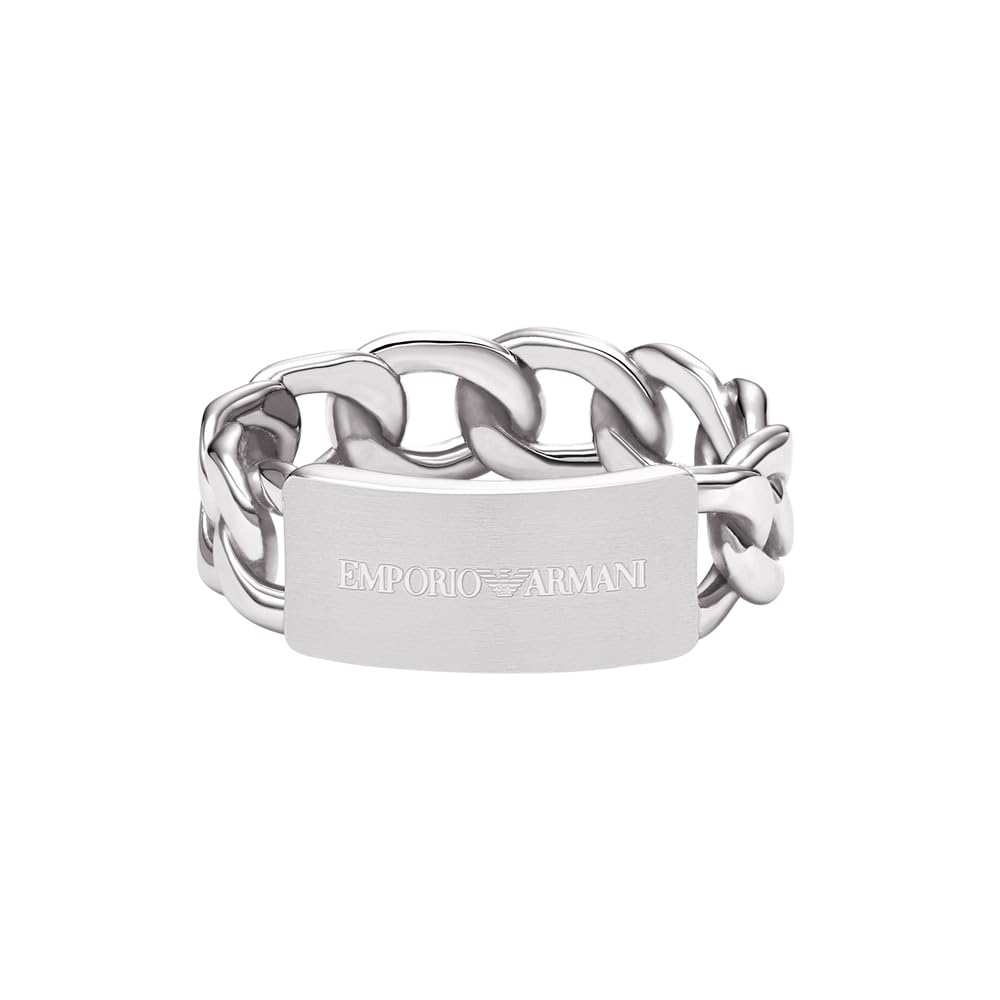 Emporio Armani Herren Silberfarbener Ring, EGS33050409
