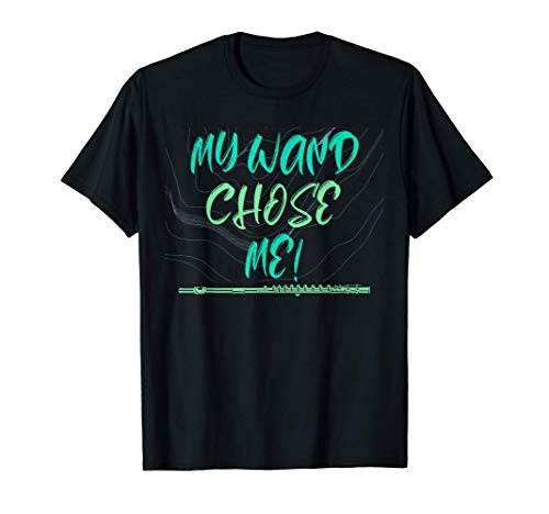 Flautista Regalo Divertido My Wand Chose Me Flauta Camiseta