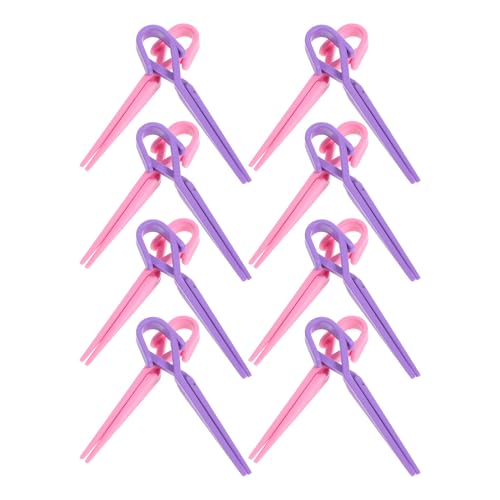 Juego de 160 clips y pinzas para manicura DIY miniatura 1
