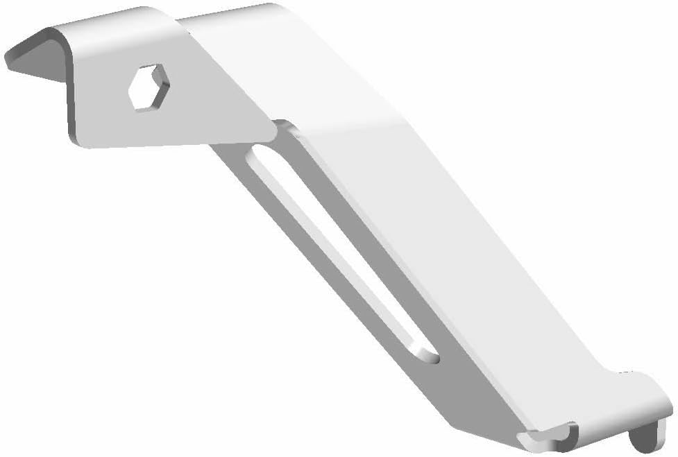 Polaris RZR Bumper Mount Bracket, Front, Upper, Left, Genuine OEM Part 5267247, Qty 1