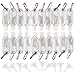 tangger 20Pcs petite bouteille plastique flacon vide voyage en Plastique avec Crochet et Mini Entonnoir 10PCS porte clef mousqueton mousqueton plastique Bouteilles de Voyage Portables(30Ml)