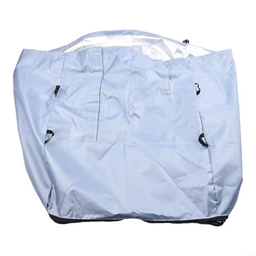 Inflatable Water Heater Pump Cover, Folded Spa Water Heater Pump Replacement Parts(gray)