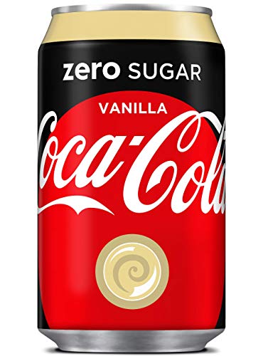 Coca Cola Vanilla Zero Sugar Coke Cans - 24x330ml