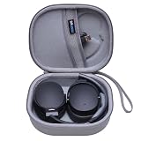 Custodia rigida compatibile con cuffie wireless Bluetooth Skullcandy Crusher ANC 2, Hesh 360, Crusher Evo/540, Hesh ANC/Evo/Hesh 540, Crusher, Riff 2, Riff (solo custodia), grigio