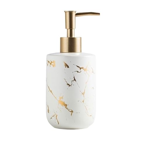 Ceramic Soap Dispenser Shampoo Body Wash Dispensed Bottle Bathroom Toilet Press Bottles