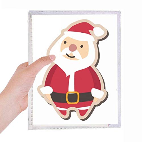 Cahier de Noël à spirale amovible avec feuilles de journal intime pour écriture créative d'hiver