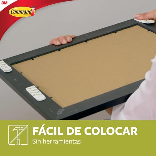 Miniatura 3 de Command Tiras Adhesivas Para Colgar Cuadros, 10 Pares De Tiras Pequeñas Y 8 Medianas Blancas - Para Marcos, Espejos Y Otros Adornos - Colgar Sin Agujeros Ni Taladrar