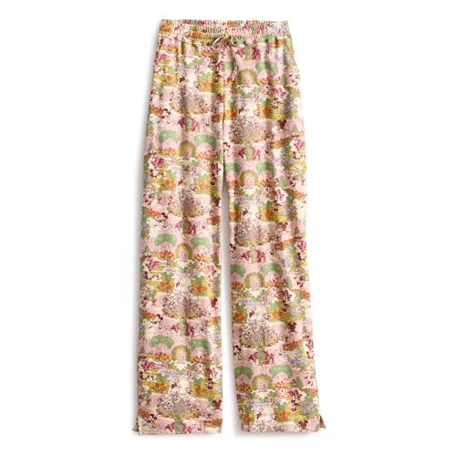 Vera Bradley Women's Disney Cotton Button-Down Pajama Set, Mickey Meadow3