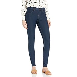 HUE-Womens-Essential-Denim-Leggings Hue Women's Essential Denim Leggings, Deep Indigo Wash, X-Large