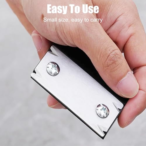 Kantenhobel Holz, Furnierkantenschneider Mit 1 Ersatzklinge,Kantenschneider Umleimer Mit Kasten, Tragbarer Handhobel Für Holz,PVC und ABS (Schwarz)