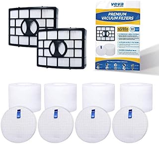 VEVA Premium Vacuum Filter Set with 2 HEPA, 4 Foam, 4 Felt Filters