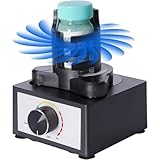 Mini Vortex - Mezclador para pintura y esmalte de uñas, 3 velocidades ajustables 300-2400 rpm, funcionamiento manos libres para proyectos de laboratorio y bricolaje