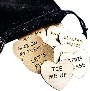 Warring States Funny Tokens Sex - Romantic Date Night Activity Tokens, Funny Wooden Couples Date Night Activity Token for Couple Novelty Gift Fashion Cute (pack 2)