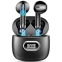 Bluetooth Kopfhörer, Kopfhörer Kabellos Bluetooth 5.4 In Ear Kopfhörer mit 4 HD Mic, 2025 Kabellose Kopfhörer 42Std ENC Noise Cancelling Earbuds Tiefer Bass, IP7 Wasserdicht Ohrhörer LED-Anzeige USB-C