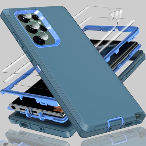 Coque Samsung S22 Ultra antichoc pour chantiers et activités extérieures avec films TPE