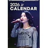 IU アイユー グッズ 大判 壁掛け カレンダー 2026年 (令和8年) + ステッカーセット K-POP