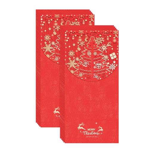 Enveloppes rouges chinoises pour célébrer le Nouvel An en famille avec dorures
