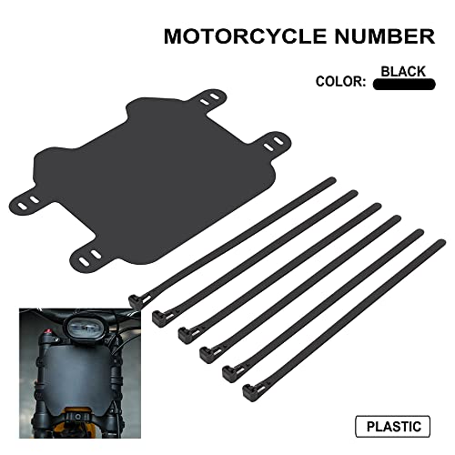 Image of Number Plate for Yozma IN10 Surron LBX Talaria Sting MX3 /R MX4 MX5 Talaria XXX E-Ride Pro SR S SS 2.0 3.0 MX650 /350,Front License Plate Compatible Fit for Ridstar Q20 Tutti Soleil 01