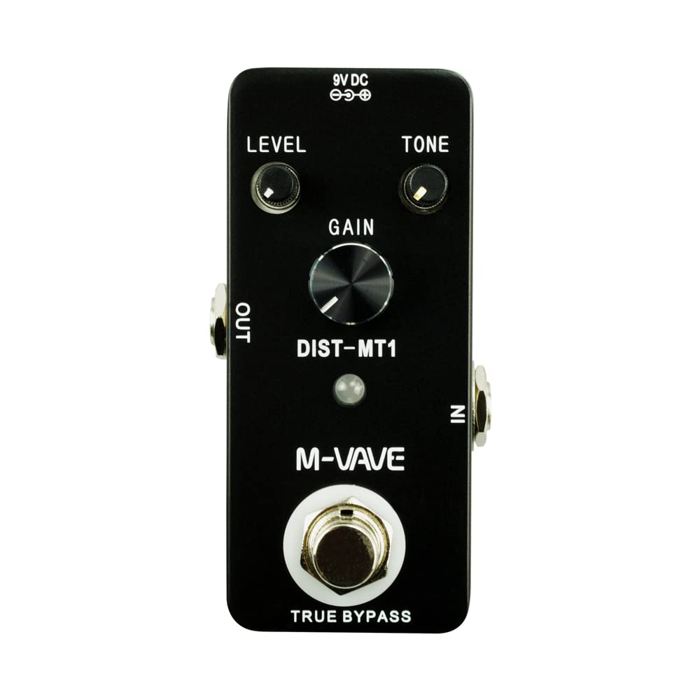 M-Vave Distortion MT1Pedal - Distorsione metallica pesante e sostenuta