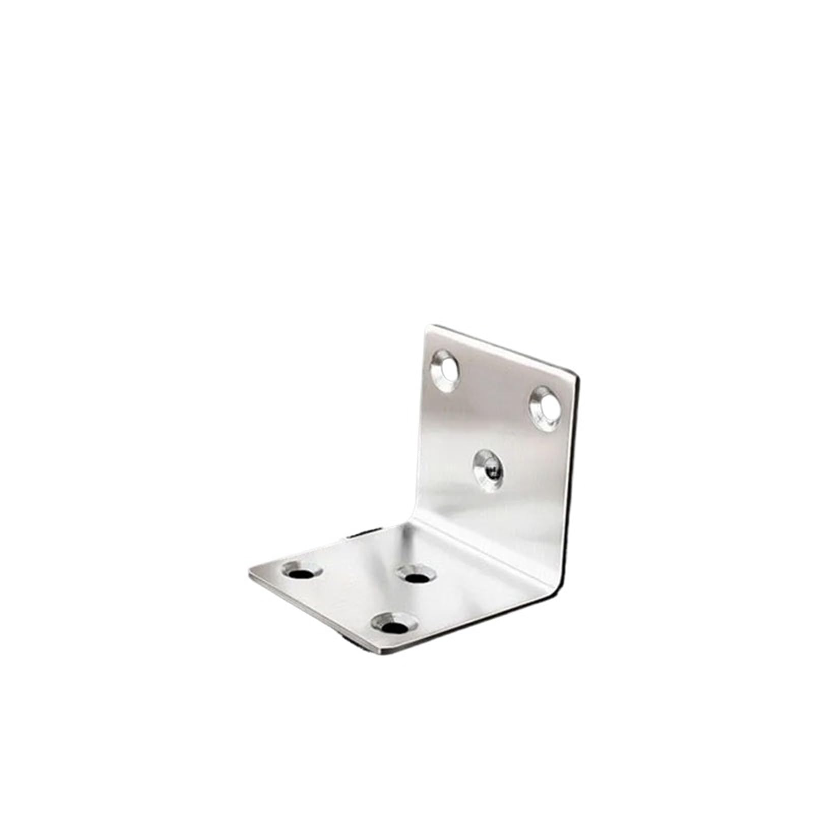 Hzomif Medium-50Pcs 50Pcs Stainless Steel Corner Brackets 90 Degree Right Angle Fasteners For Wood Shelves