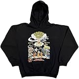 All Sizes Rock Off officially licensed products Verde Day Felpa con Cappuccio 1994 Tour Band Logo Nuovo Ufficiale Unisex Nero Size XL