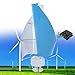 Aerogenerador de 12000W, 12V 24V 48V Turbina Eólica Vertical de Eje Helicoidal de Levitación Magnética, Generador de Imán Permanente Trifásico, para Casa, Terraza, Chalet o Autocaravana,D-24V