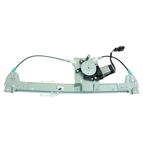 Image of TRQ Rear Left Power Window Regulator & Motor Assembly Drivers Side Compatible with 2005-2009 Buick Lacrosse