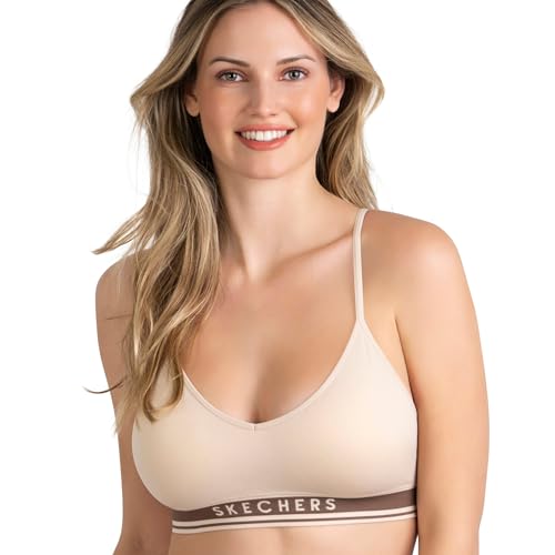 Skechers 3 Pack Womens Sports Bra, Sujetador Deportivo, Seamless Bralette, Yoga Athletic Workout2