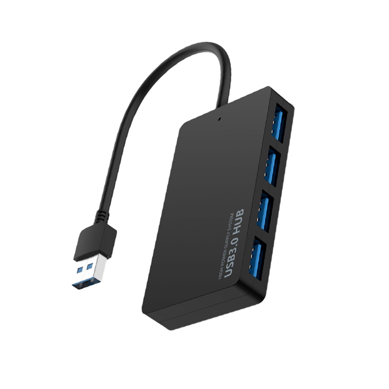 OSALADI 2pièces Hub USB Portable Ports Répartiteur De Données Compact pour Ordinateur Portable Pc Tablette Transfert Rapide Jusqu à avec Indicateur LED