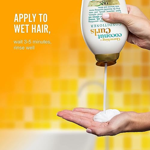 OGX Quenching + Coconut Curl-Defining Conditioner | For Curly Hair | With Coconut & Citrus Oil | Paraben & Sulfate-Free | 13oz Pack of 2 - image 3