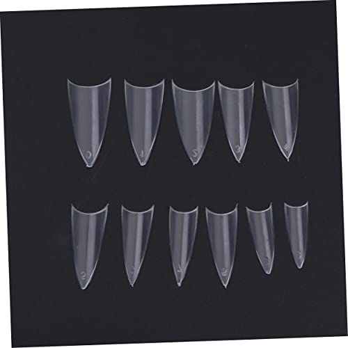 Healeved 1000 Peças dicas de unhas falsas unhas postiças unhas de gel ponta de acrílica dicas de unh