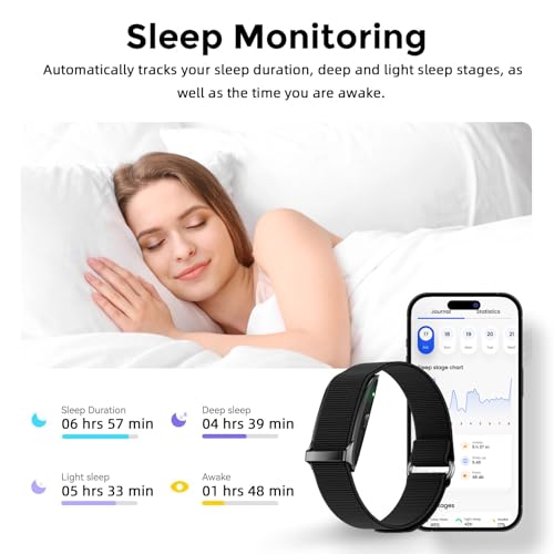 Smart-Health-Wristband-Bluetooth-Connected-Wearable-Fitness-Tracker-127-Exercise-Modes-1ATM-Water-Resistant-Tracks-Heart-RateBlood-PressureSpO2SleepSteps