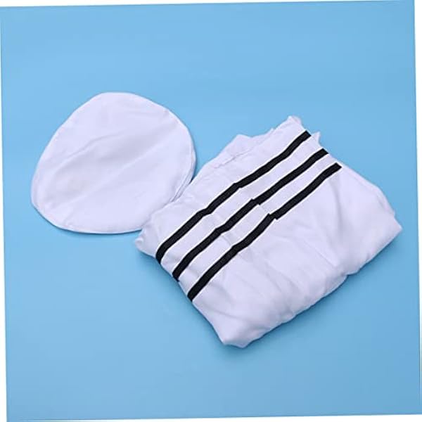 Holibanna 3Pcs Meisjes Zomer Outfits Jurk Voor Meisjes Meisje Outfit Jurk Voor De Zomer Marine Marine Kleding Voor Meisje Wit Marine Unifom Marine Marine Kostuum Kleding Kostuums Dans