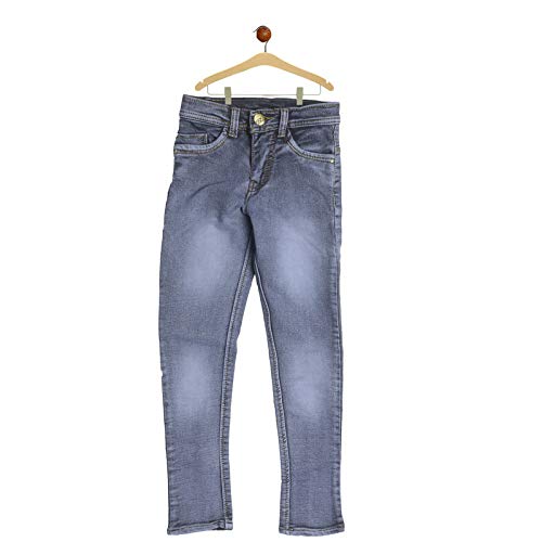 KIARAA Fashionable Boys Light Grey Slim 