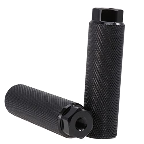 FOYTOKI Sturdy Bike Rear Pegs Bike Supplies Aluminum Alloy Bike Pegs for Compact Bicycles Anti-Skid Cycling Pegs
