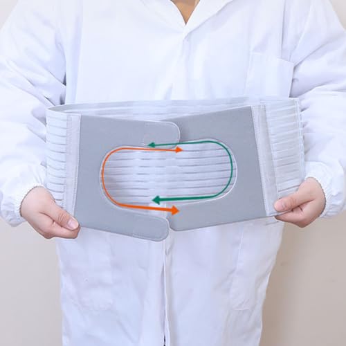 Cinturón abdominal para hombre contra la fatiga: correa ajustable de soporte protector 5
