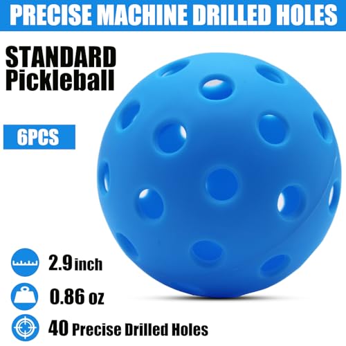 Image of Magicorange Pickleball Balls,USAPA Approved 40 Holes Outdoor Pickleballs