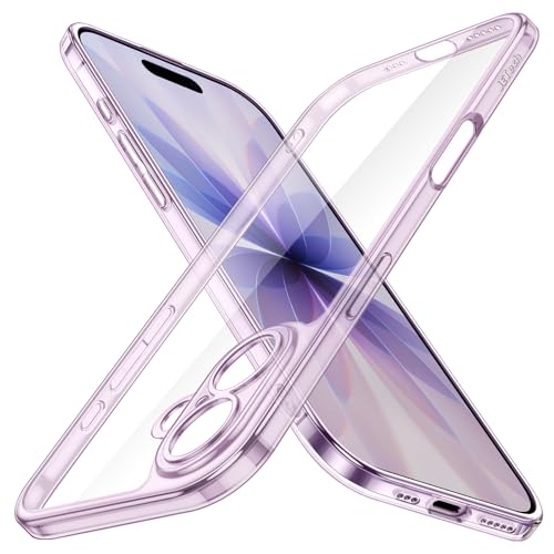 Image of JETech Slim Case for iPhone 17 6.3-Inch with Camera Lens Full Protection, Ultra-Thin Lightweight Clear Minimalist Protective Phone Cover (Lavender)