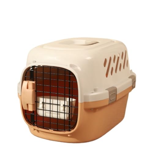 DancJulieペットキャリー 猫 キャリーケース 小型犬・猫用 まで サイズ:長さ49cm x 幅32cm x 高さ32cm キャリーバッグ 犬 キャリーケース ペット用 猫 キャリー航空輸送ボックス 旅行 おしゃれ 小型犬 防災 グッズ ハウス 散歩