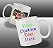 Personalized Add Your Custom Text and Photo White Ceramic 11 Oz Coffee Mug Customizable Gift For Him, For Her, For Boys, For Girls, For Husband, For Wife, For Men, For Women (WHITE)