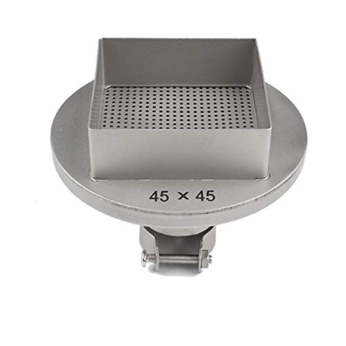 Luejnbogty 45mmx45mm Hot Air Square Nozzles BGA Soldering Station Rework Stations Universal BGA Nozzle Welding Accessories, Silver