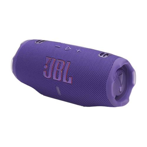JBL Charge 6 Portable Bluetooth Speaker, Purple - image 3