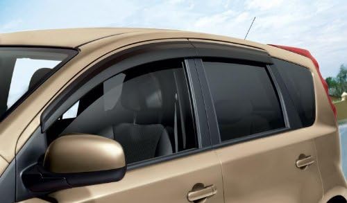 New Genuine NISSAN NOTE Front & Rear Wind Air Deflector Rain Guards
